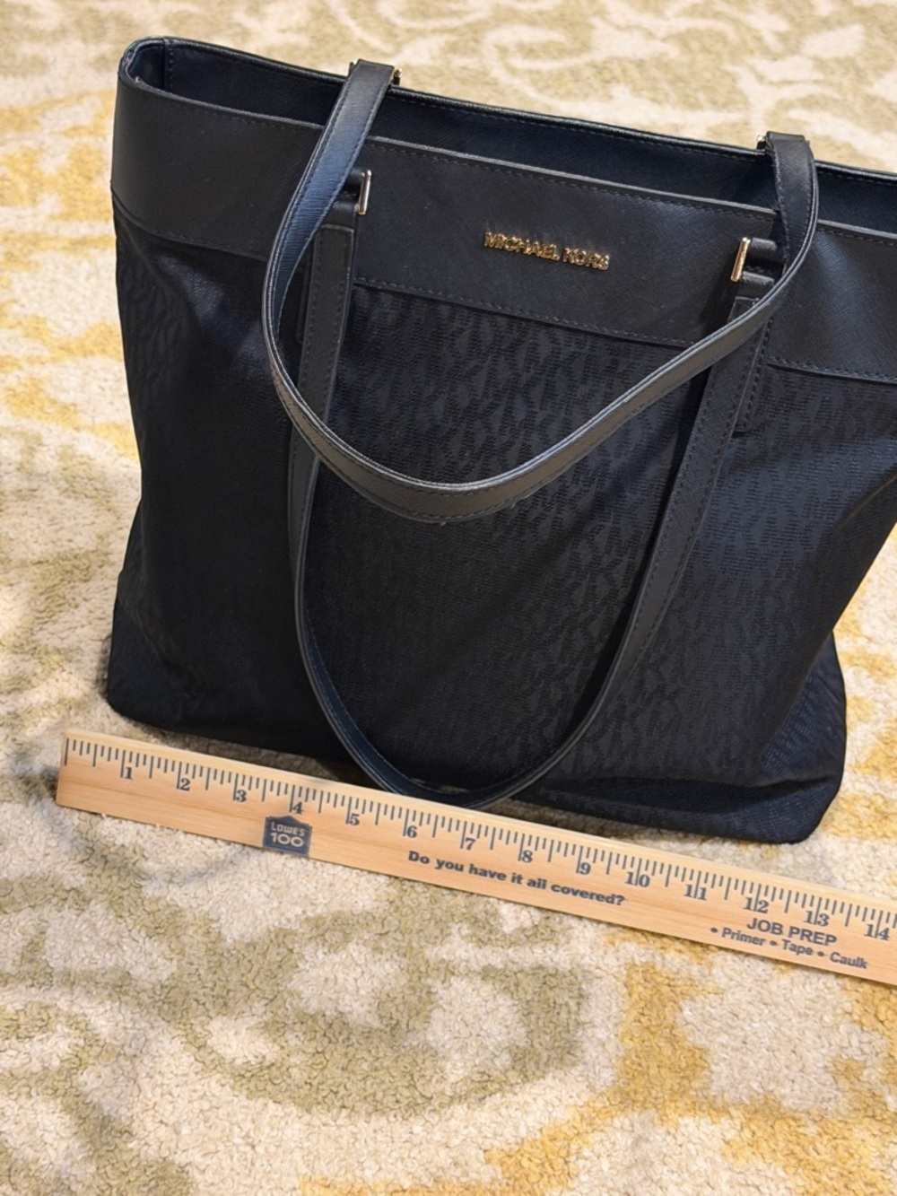 Michael Kors Black Morgan Large Top Full Zip Tote - Picture 13 of 16